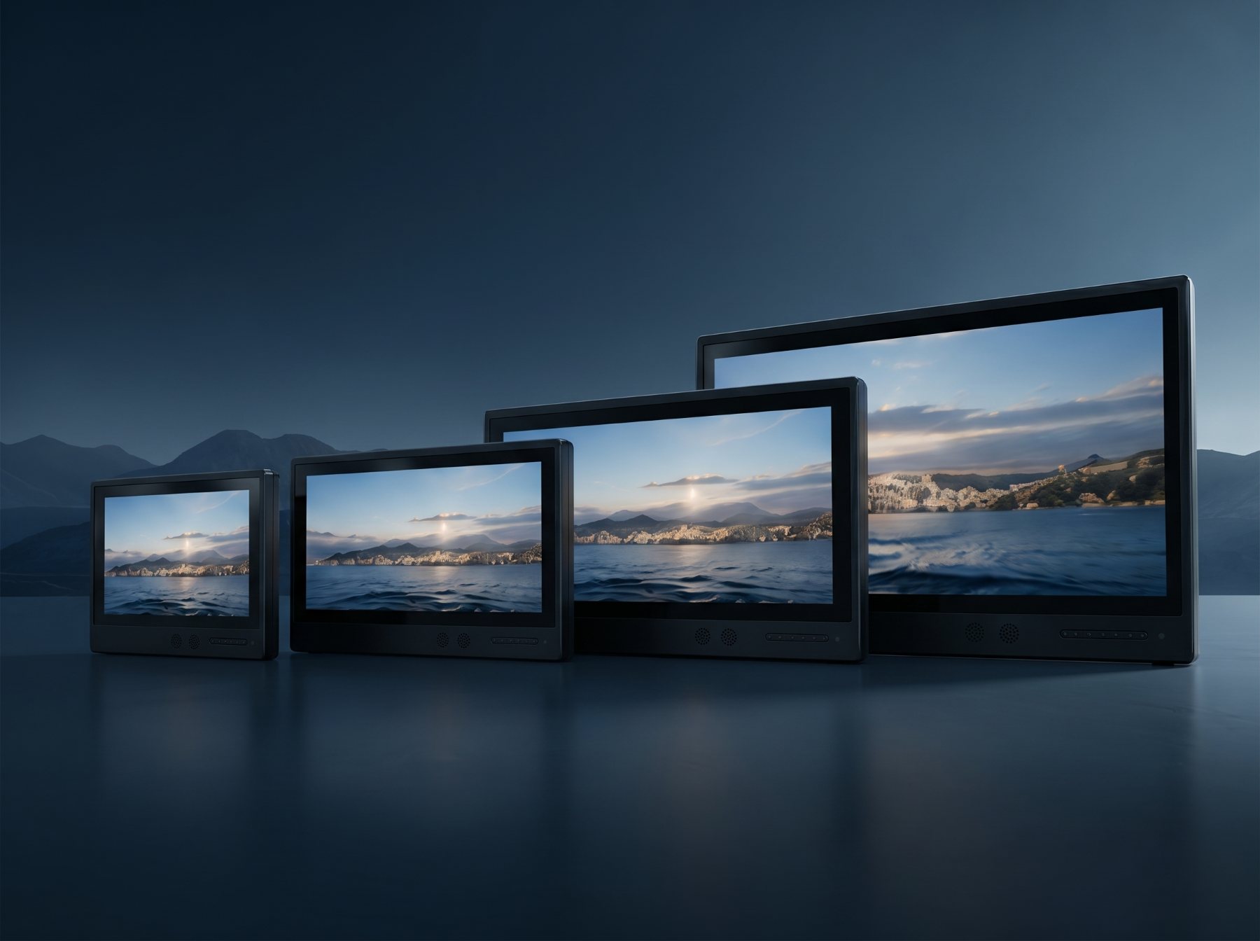 DW Series wide marine monitor lineup